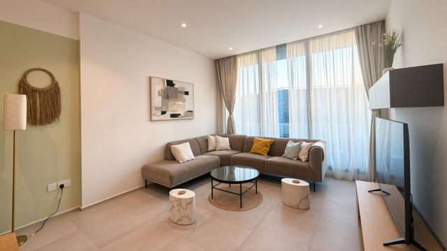 One-Bedroom Apartment with Water Views and Balcony, Seef
