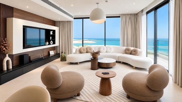 3-Bedroom Penthouse with Maid's Room and Water Views, Marassi Al Bahrain (Diyar Al Muharraq)